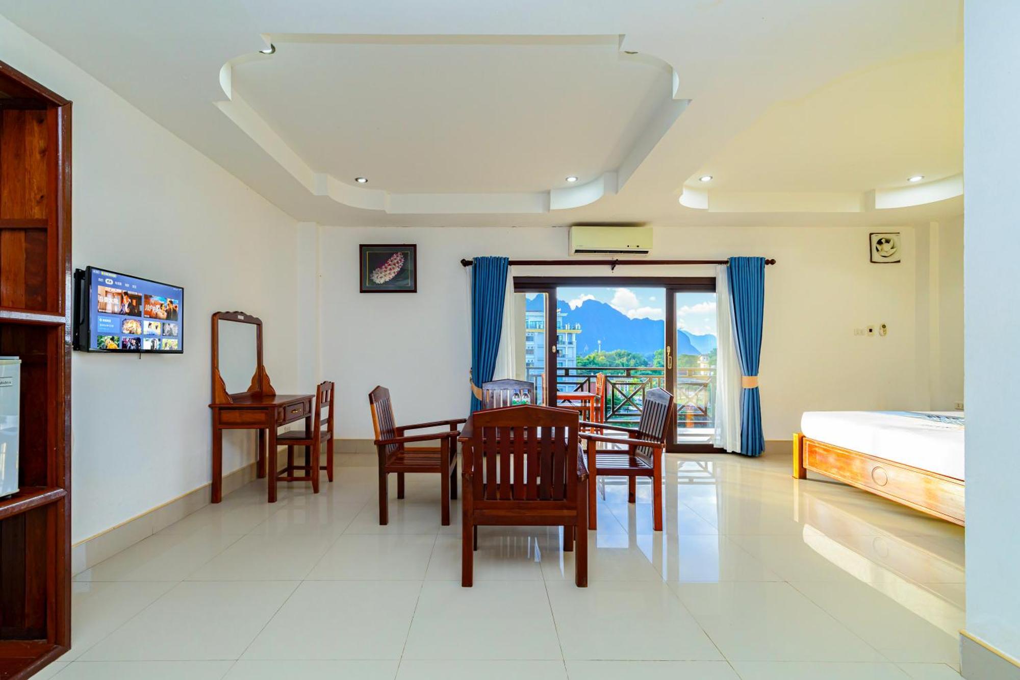 Lisha The Grand Riverside Hotel Vang Vieng Eksteriør billede