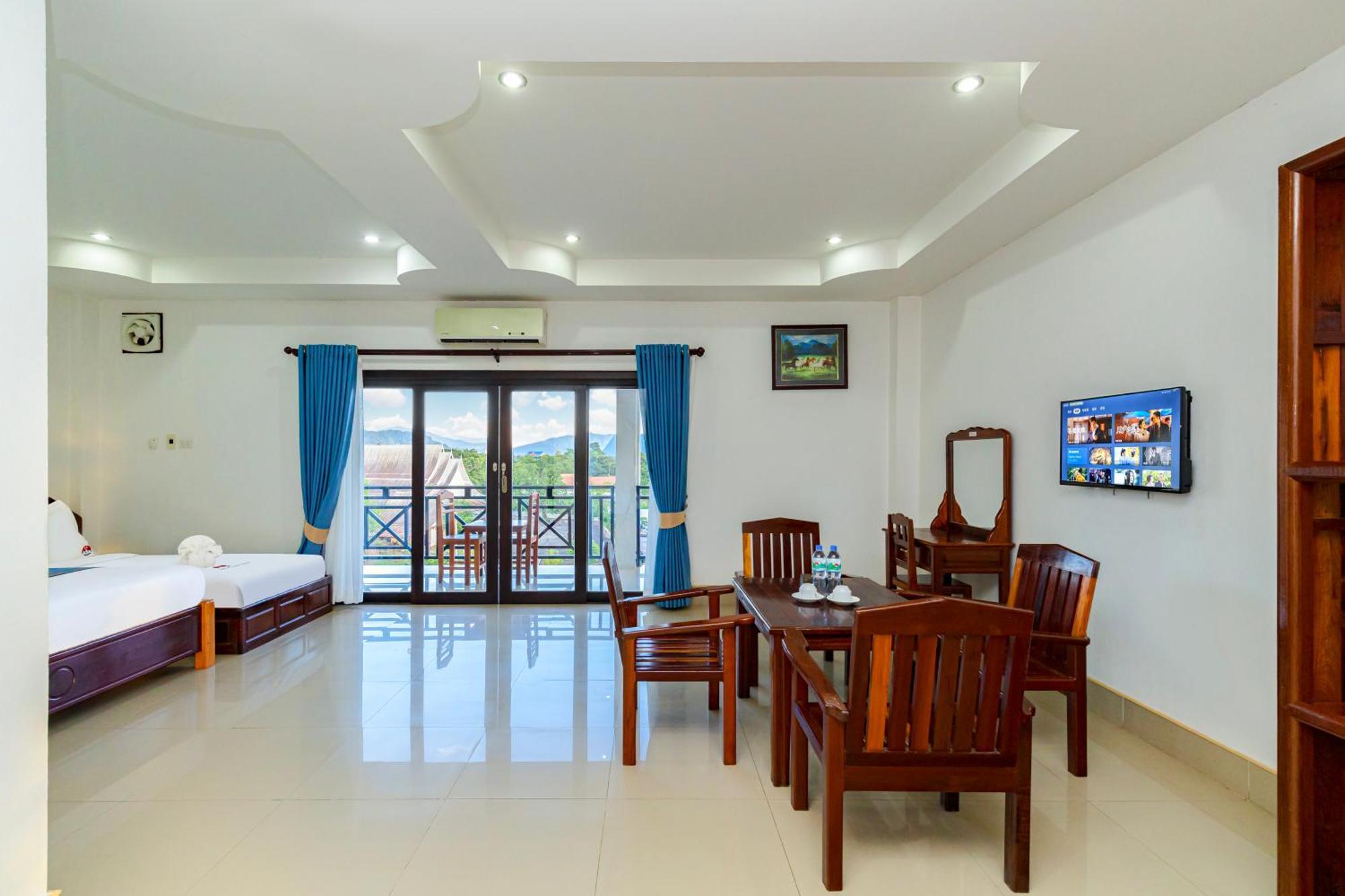 Lisha The Grand Riverside Hotel Vang Vieng Eksteriør billede